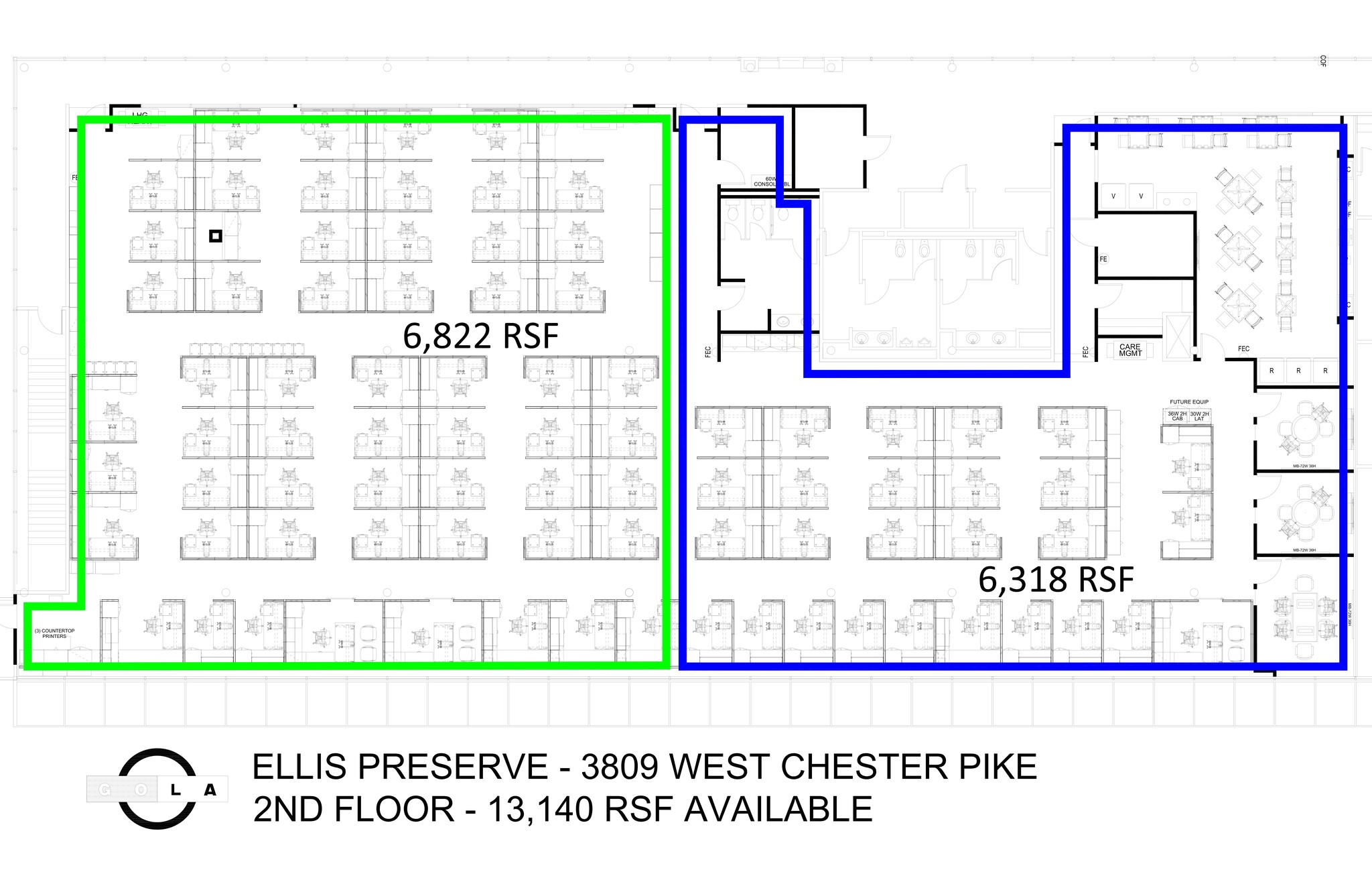 3809 West Chester Pike, Newtown Square, PA for lease Site Plan- Image 1 of 1