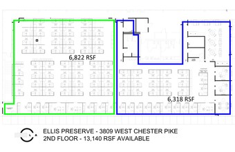 3809 West Chester Pike, Newtown Square, PA for lease Site Plan- Image 1 of 1