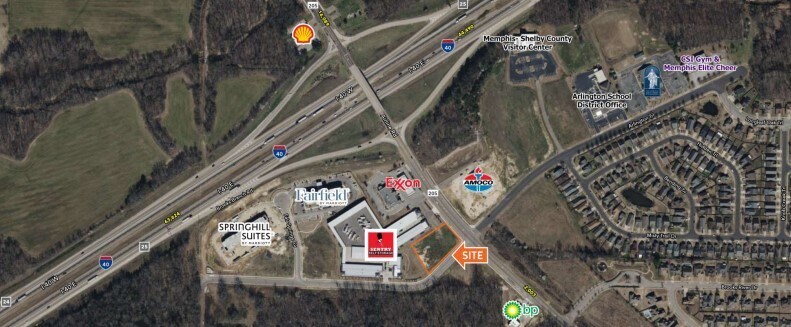 Arlington Trl, Arlington, TN for sale - Aerial - Image 1 of 1