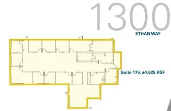 1300 Ethan Way, Sacramento, CA for lease Floor Plan- Image 1 of 1