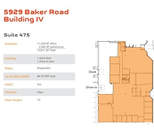 5929 Baker Rd, Minnetonka, MN for lease Floor Plan- Image 1 of 1