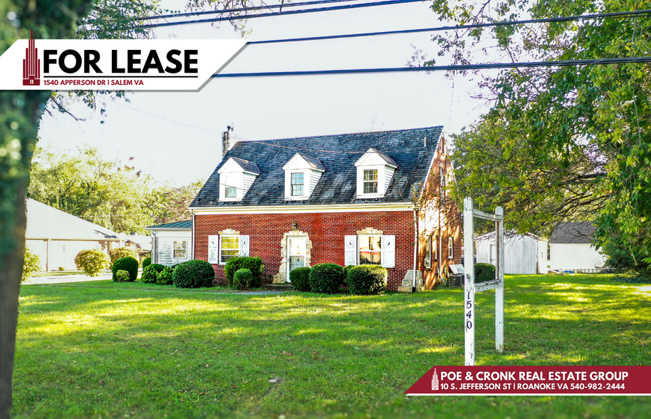 1540 Apperson Dr, Salem, VA for lease - Building Photo - Image 1 of 12