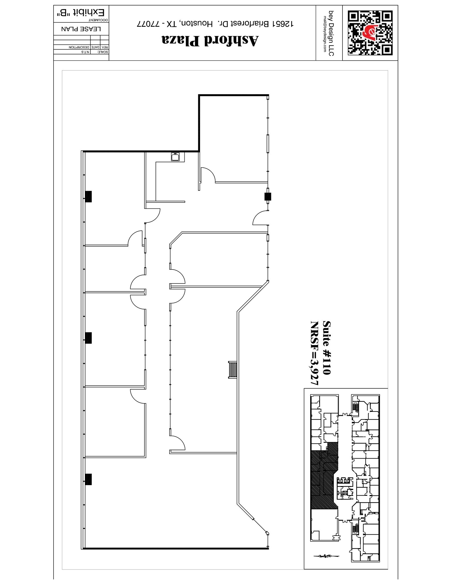12651 Briar Forest Dr, Houston, TX for lease Site Plan- Image 1 of 1