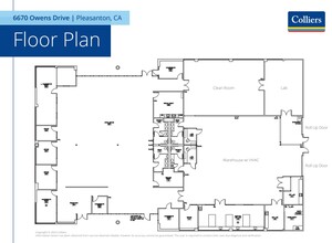 6670 Owens Dr, Pleasanton, CA for lease Floor Plan- Image 1 of 1