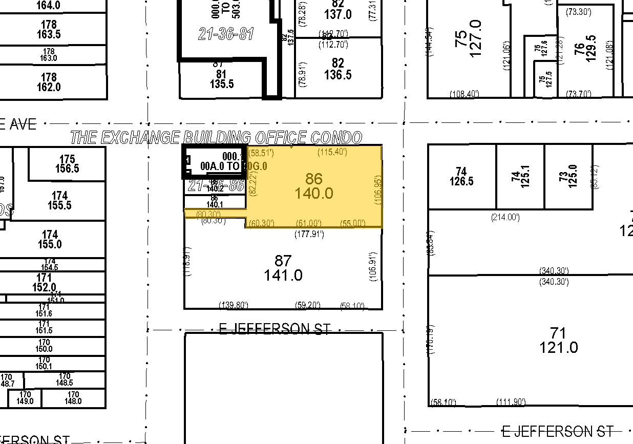 201 S Monroe St, Tallahassee, FL for sale Plat Map- Image 1 of 1