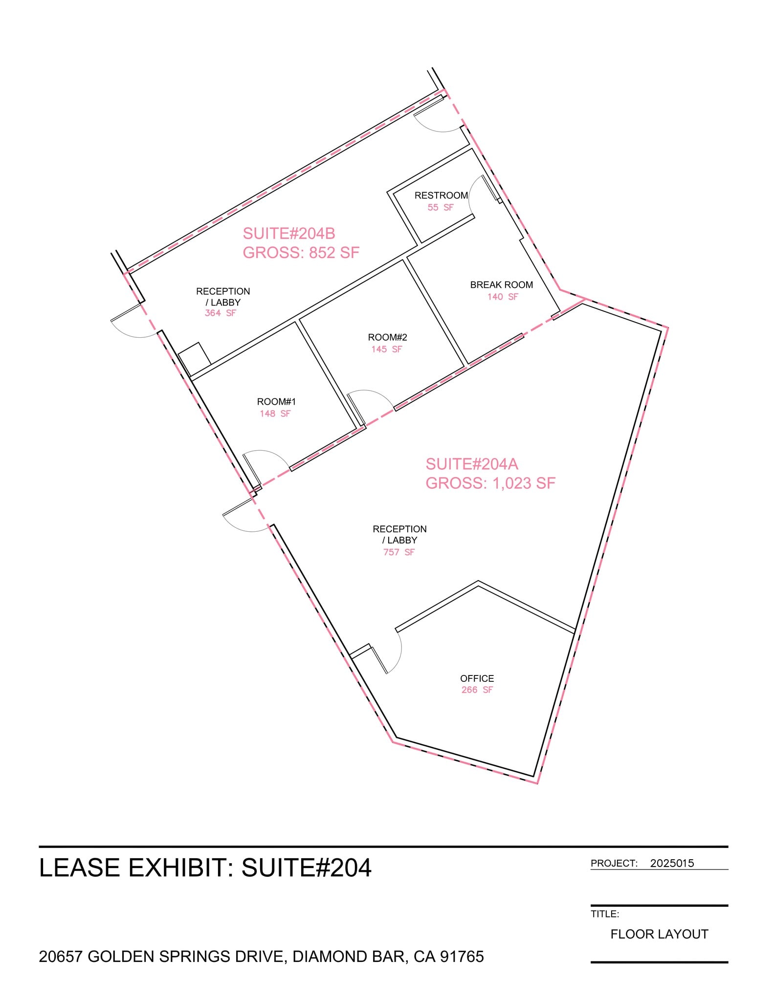 20657 Golden Springs Dr, Diamond Bar, CA for lease Site Plan- Image 1 of 1