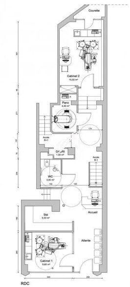 Retail in Paris for sale - Floor Plan - Image 3 of 4