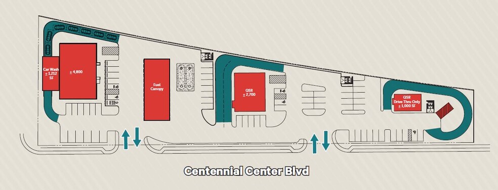 8402 Centennial Pky, Las Vegas, NV for lease - Site Plan - Image 2 of 5