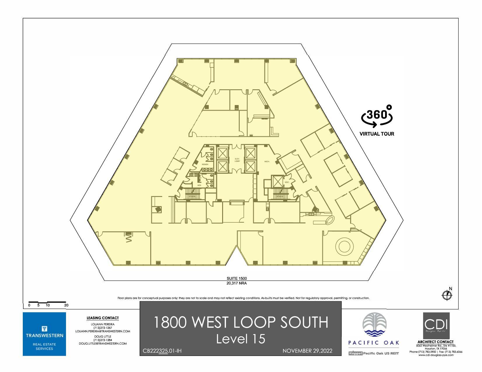 1800 West Loop S, Houston, TX for lease Floor Plan- Image 1 of 1
