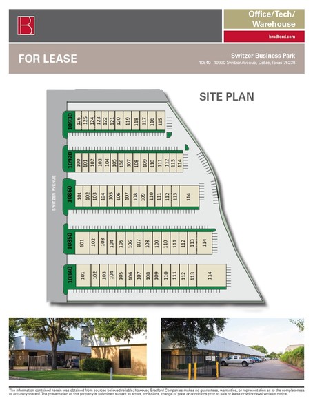 10840 Switzer Ave, Dallas, TX for sale - Site Plan - Image 1 of 1