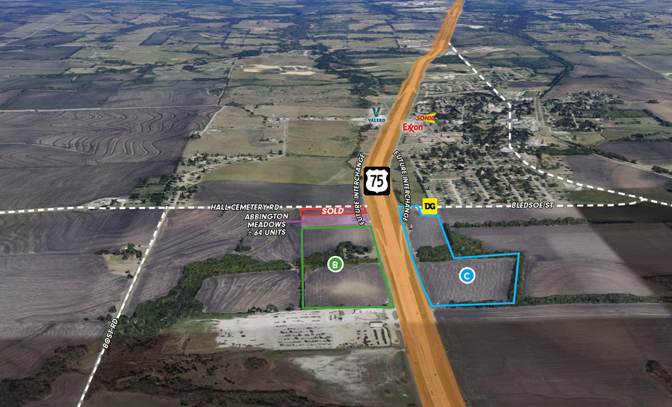 Highway 75 Hall Cemetary Rd, Howe, TX for sale - Aerial - Image 1 of 1