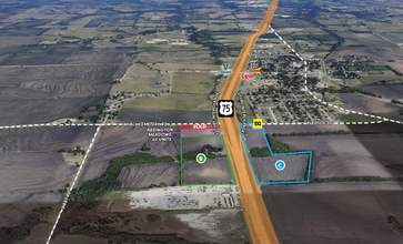 Highway 75 Hall Cemetary Rd, Howe, TX - aerial  map view