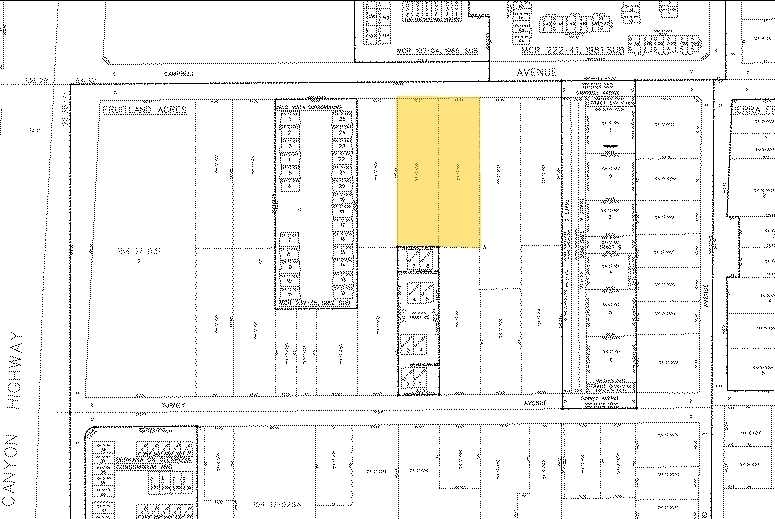2349 W Campbell Ave, Phoenix, AZ for sale - Plat Map - Image 2 of 7