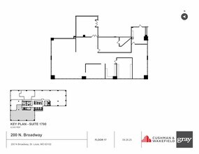 200 N Broadway, Saint Louis, MO for lease Site Plan- Image 1 of 1
