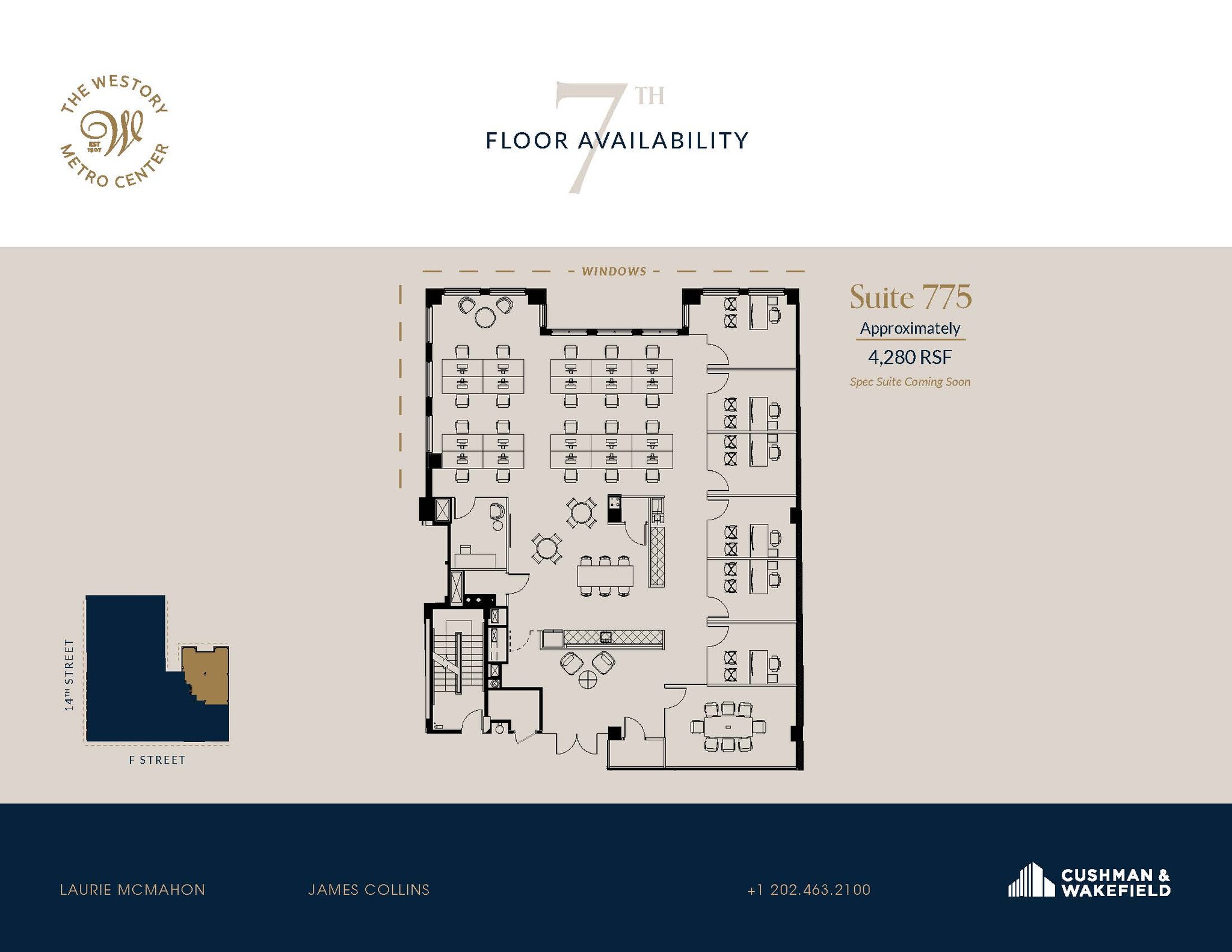 607 14th St NW, Washington, DC for lease Floor Plan- Image 1 of 1