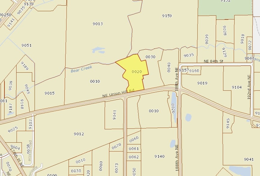 18500 NE Union Hill Rd, Redmond, WA for lease - Plat Map - Image 2 of 6