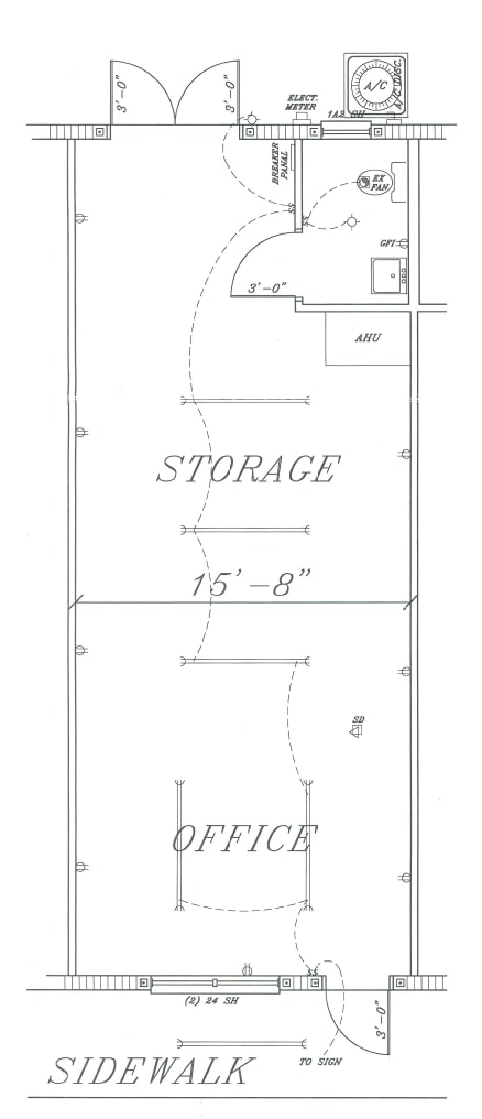 2111 S Ridgewood Ave, Edgewater, FL for lease Floor Plan- Image 1 of 4