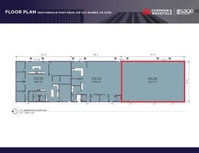 5500 Pinnacle Point Dr, Rogers, AR for lease Floor Plan- Image 1 of 1