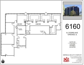 6160 N Cicero Ave, Chicago, IL for lease Floor Plan- Image 1 of 11