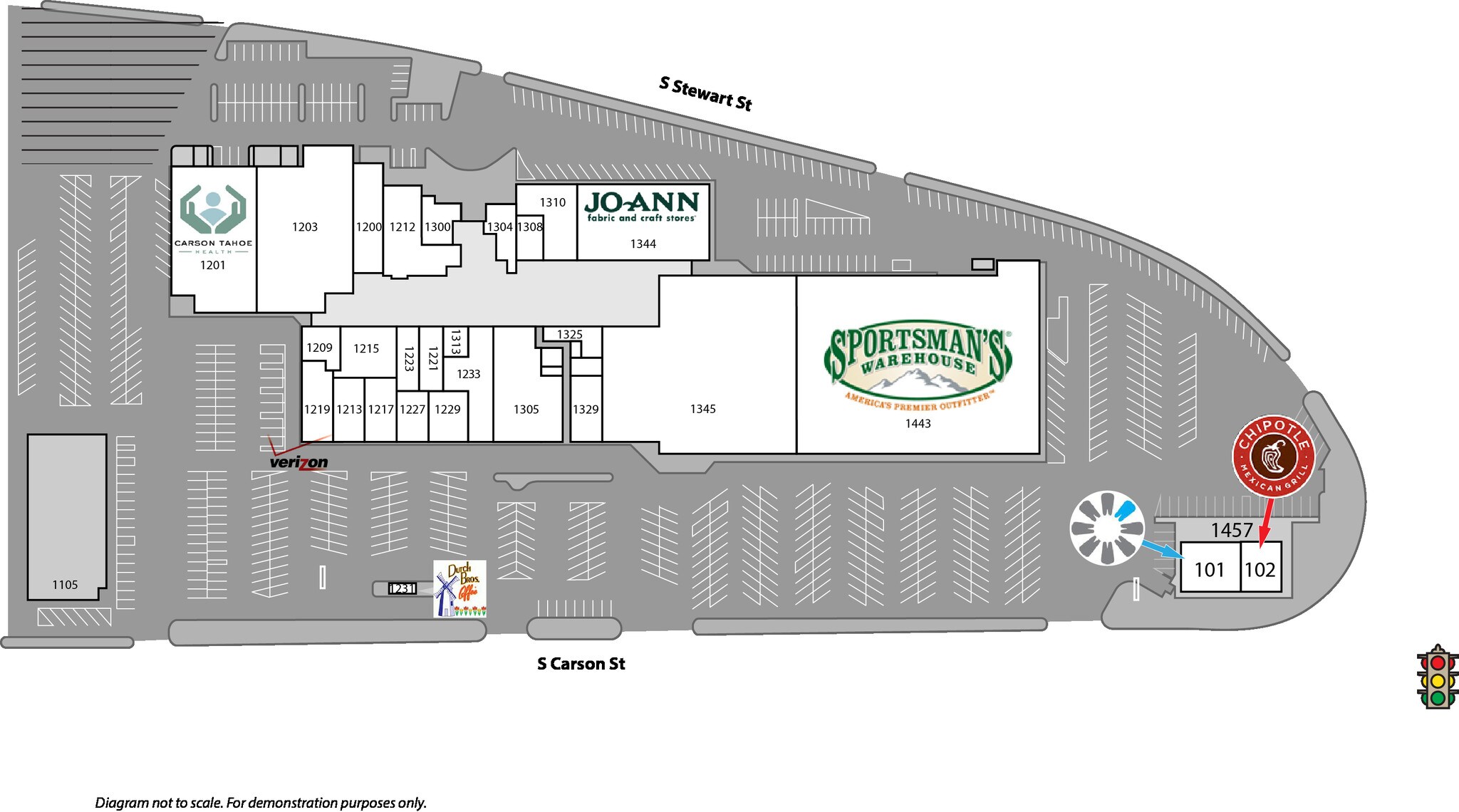 1201-1443 S Carson St, Carson City, NV for sale Building Photo- Image 1 of 1