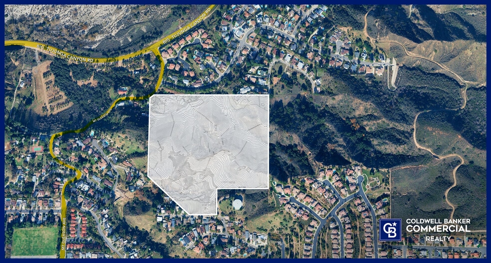 Big Tujunga Canyon Road, Tujunga, CA for sale - Aerial - Image 1 of 2