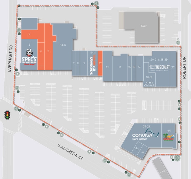 4200-4250 S Alameda St, Corpus Christi, TX for lease - Building Photo - Image 2 of 2