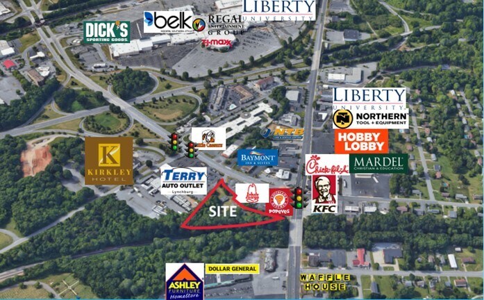 14-17 Short St, Lynchburg, VA for sale Aerial- Image 1 of 1