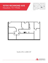 10700 Richmond Ave, Houston, TX for lease Floor Plan- Image 1 of 1