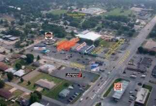713-745 S Mission St, Sapulpa, OK - AERIAL  map view