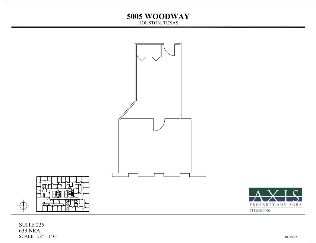 5005 Woodway Dr, Houston, TX for lease Floor Plan- Image 1 of 1