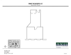 5005 Woodway Dr, Houston, TX for lease Floor Plan- Image 1 of 1