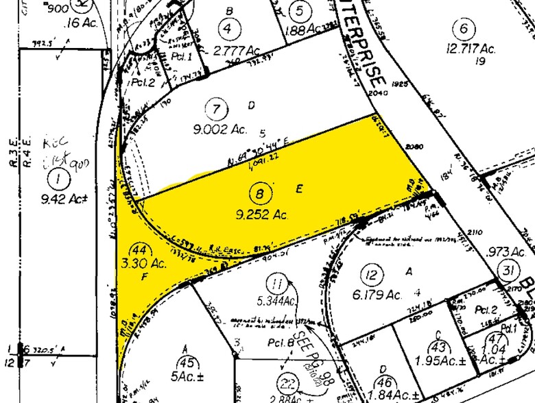 2080 Enterprise Blvd, West Sacramento, CA for lease - Plat Map - Image 3 of 4