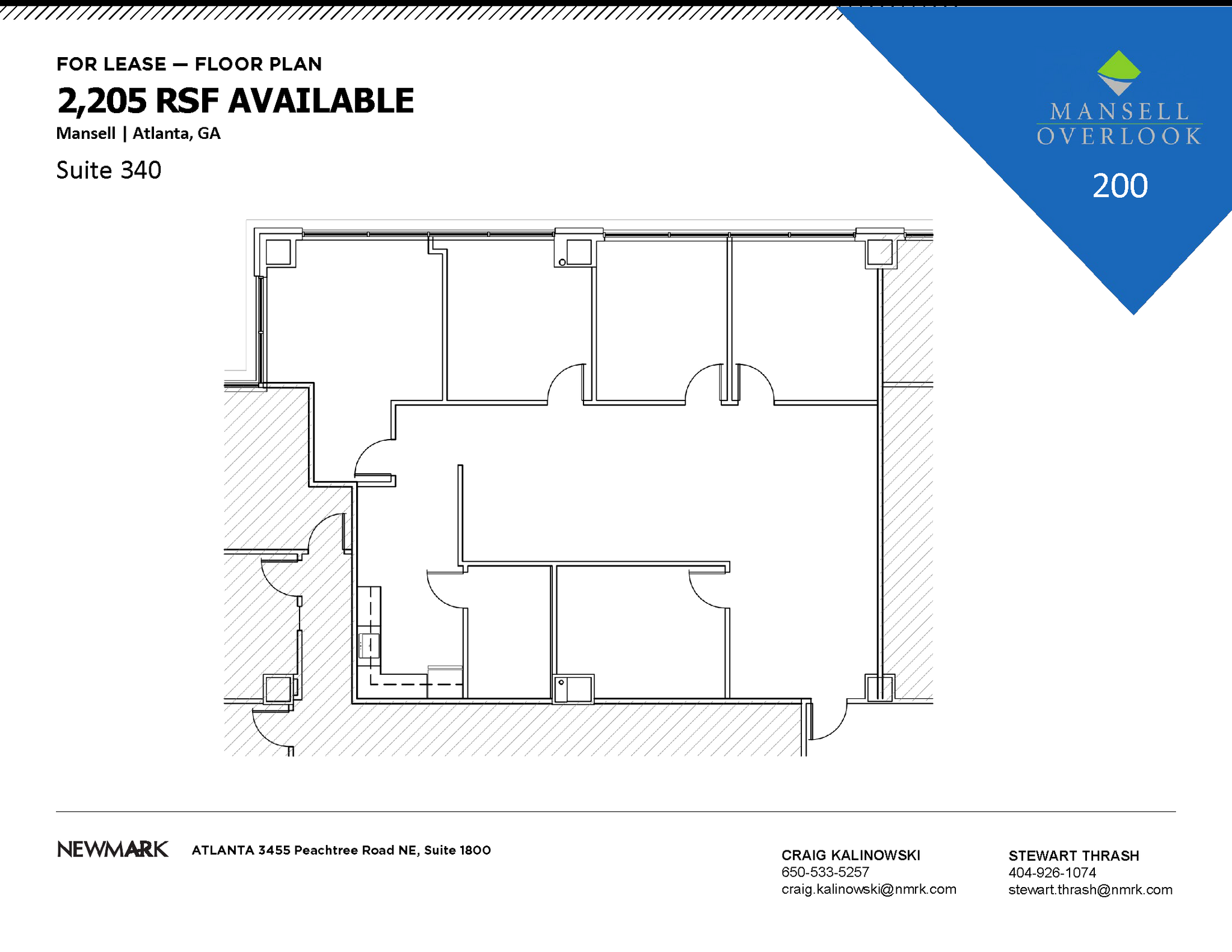 200 Mansell Ct E, Roswell, GA for lease Floor Plan- Image 1 of 1