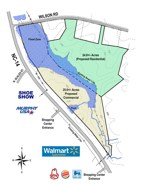 0 NC Hwy 14, Reidsville, NC for sale - Plat Map - Image 1 of 6