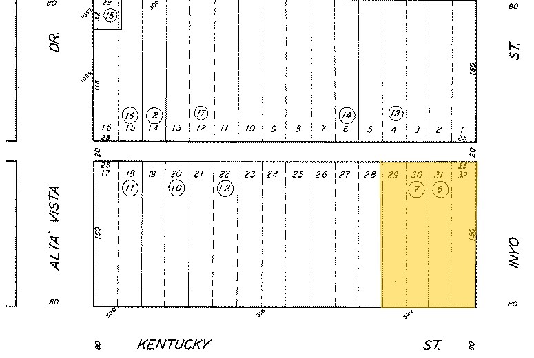 320 Kentucky St, Bakersfield, CA for sale - Plat Map - Image 2 of 74