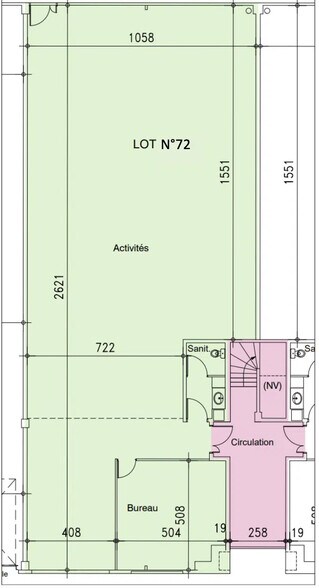 Flex in Vitry-sur-Seine for lease - Floor Plan - Image 2 of 13