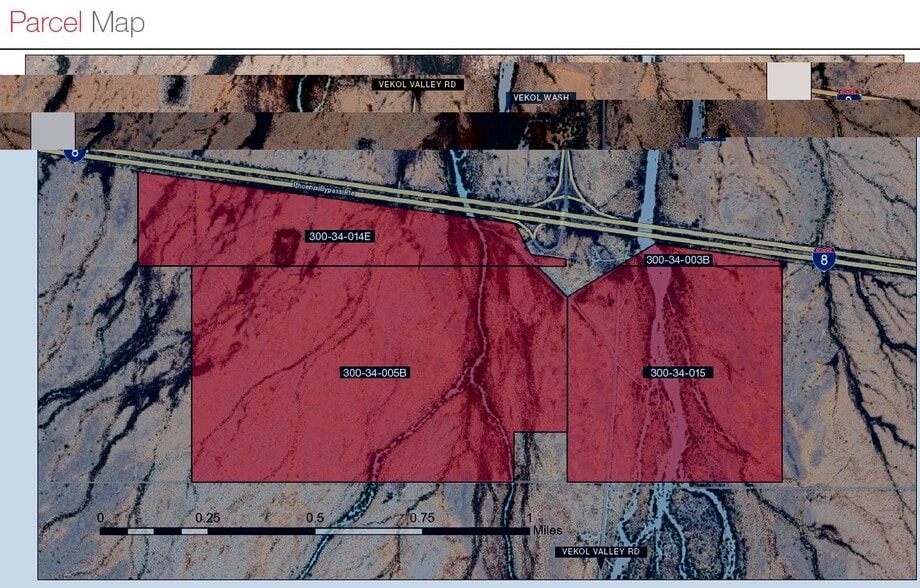 I-8 & Vekol Valley Road Interchange, Stanfield, AZ for sale - Aerial - Image 1 of 4