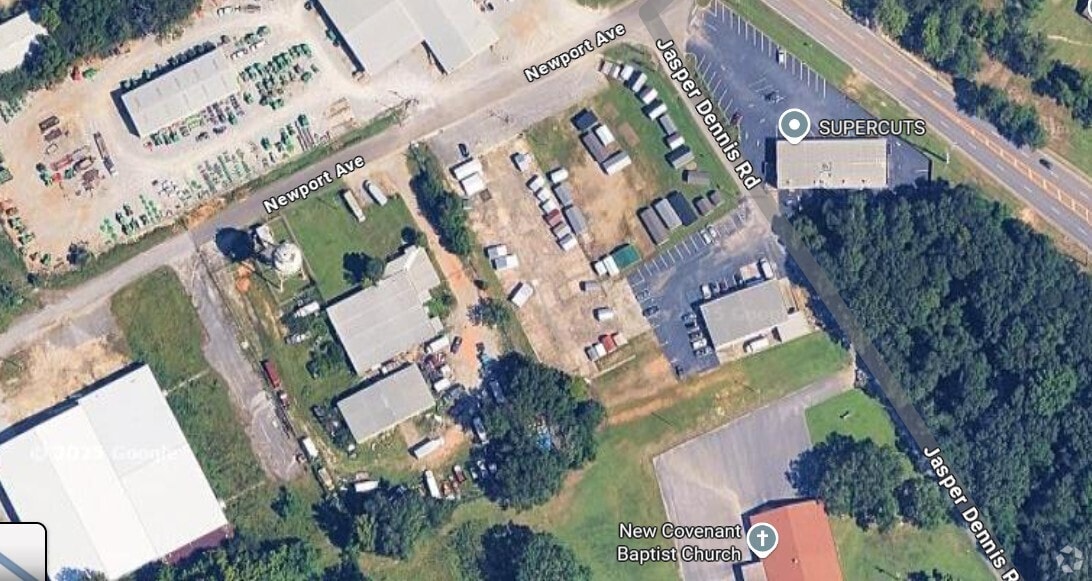 701 Newport Ave, Clanton, AL for sale Aerial- Image 1 of 2