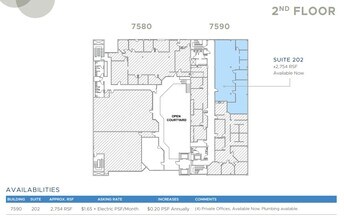 7590 Fay Ave, La Jolla, CA for lease Floor Plan- Image 1 of 1