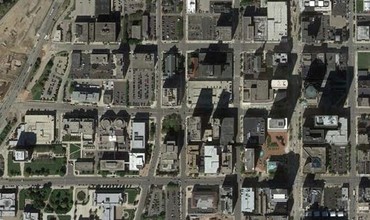 130 W 2nd St, Dayton, OH - aerial  map view