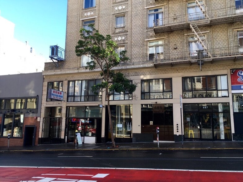 685 Geary St, San Francisco, CA for lease - Building Photo - Image 3 of 7