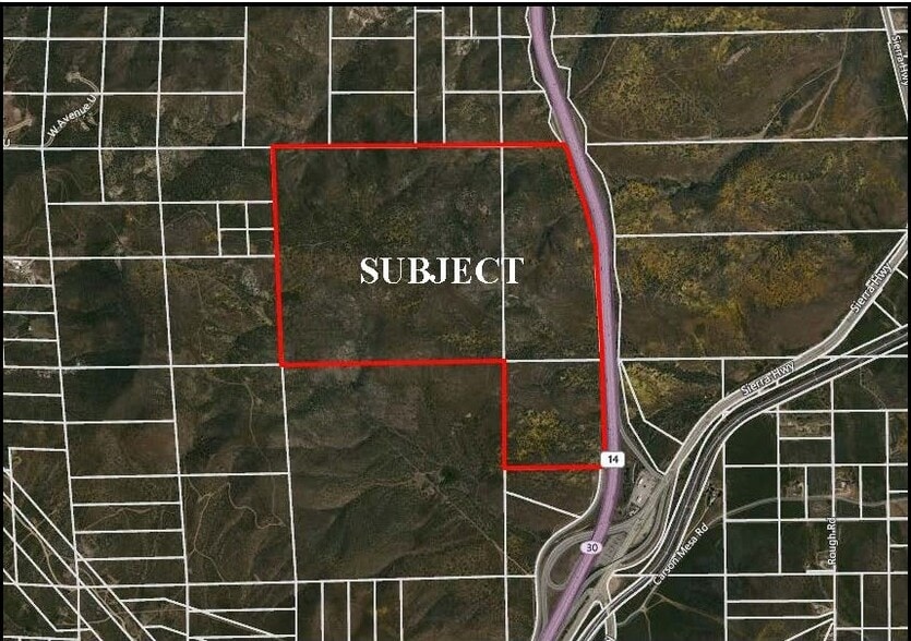 Pearblossom Hwy, Palmdale, CA for sale - Aerial - Image 3 of 4