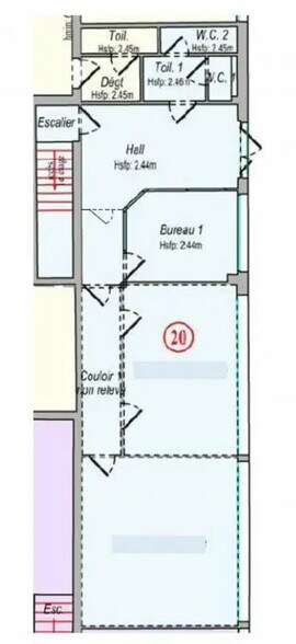 Office in Genay for lease - Floor Plan - Image 2 of 8