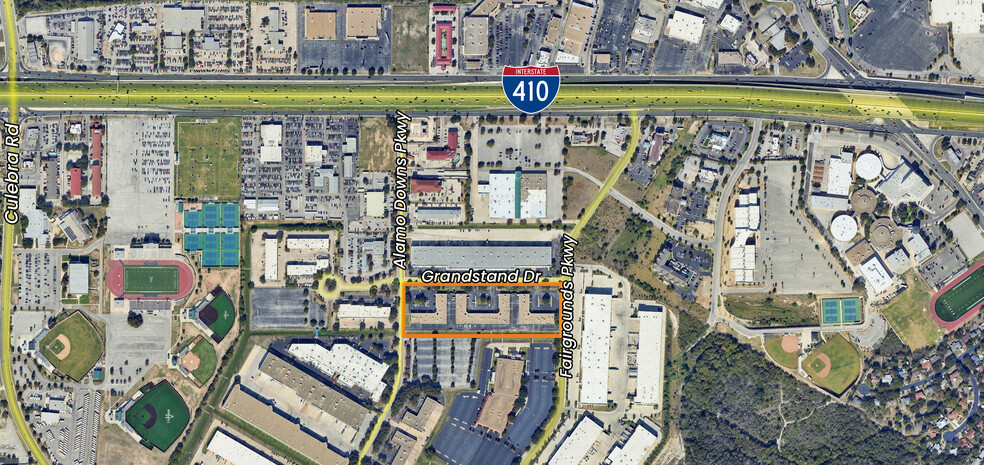 1850-1900 Grandstand Dr, San Antonio, TX for lease - Aerial - Image 2 of 14