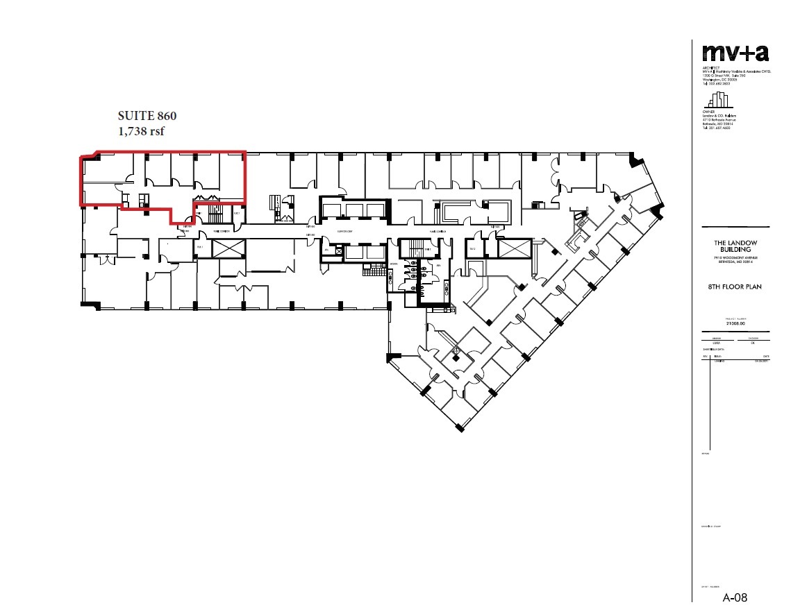 7910 Woodmont Ave, Bethesda, MD for lease Floor Plan- Image 1 of 1