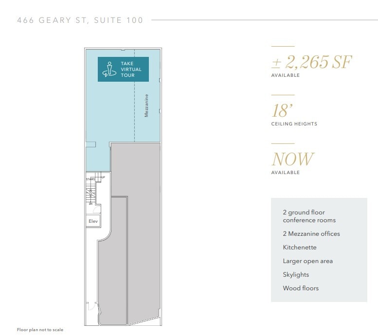 456-466 Geary St, San Francisco, CA for lease Floor Plan- Image 1 of 1