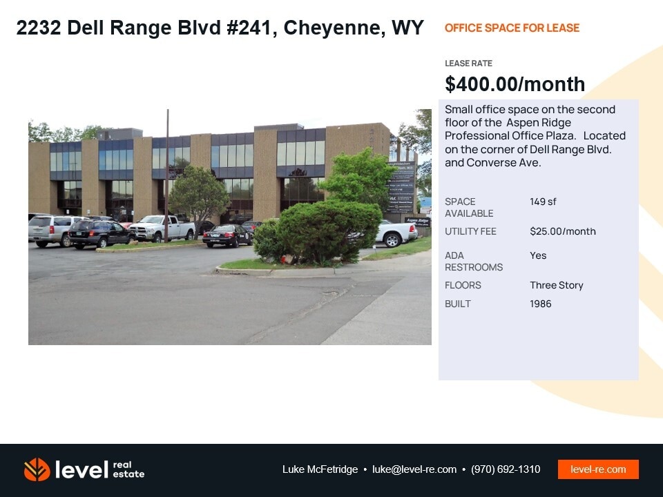 2232 Dell Range Blvd, Cheyenne, WY for lease Building Photo- Image 1 of 2