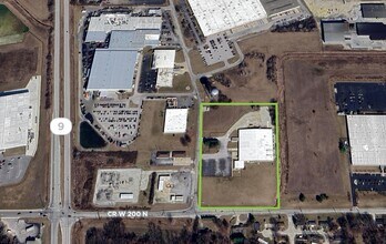 2051 Riverfork Dr, Huntington, IN - AERIAL  map view