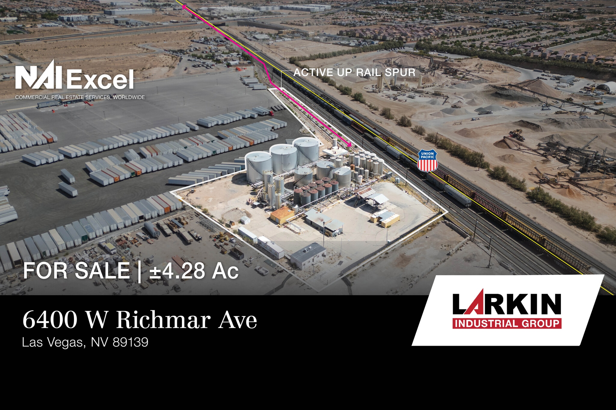 6400 W Richmar Ave, Las Vegas, NV for sale Aerial- Image 1 of 7