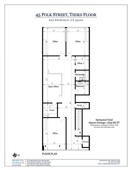 39-45 Polk St, San Francisco, CA for lease - Floor Plan - Image 2 of 43